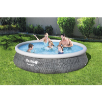 Bestway Bazén FAST SET Rattan 3,96 x 0,84 m s kartušovou filtrací