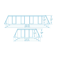 Bestway Bazén Power Steel 4,88 x 2,44 x 1,22 m set včetně příslušenství