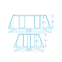 Bestway Bazén Power Steel 282 x 196 x 84 cm