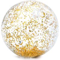 Intex Nafukovací míč Glitter Beach 71 cm zlatá