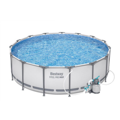 Bestway Bazén Steel Pro Max 4,57 x 1,22 m s pískovou filtrací Profi EVO