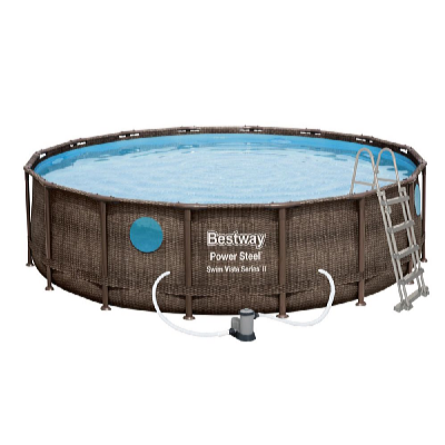 Bazén Power Steel Rattan Swim Vista 4,88 x 1,22 m set včetně příslušenství