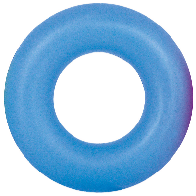 Nafukovací kruh Fluorescent 91 cm modrý