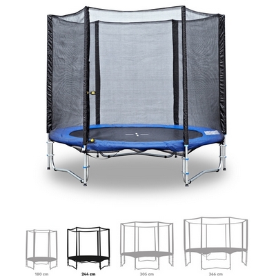 Trampolína 244 cm + ochranná síť