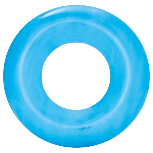 Bestway Nafukovací kruh Transparent 51 cm modrá