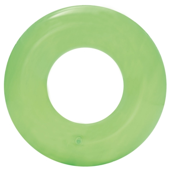 Bestway Nafukovací kruh Transparent 51 cm zelená
