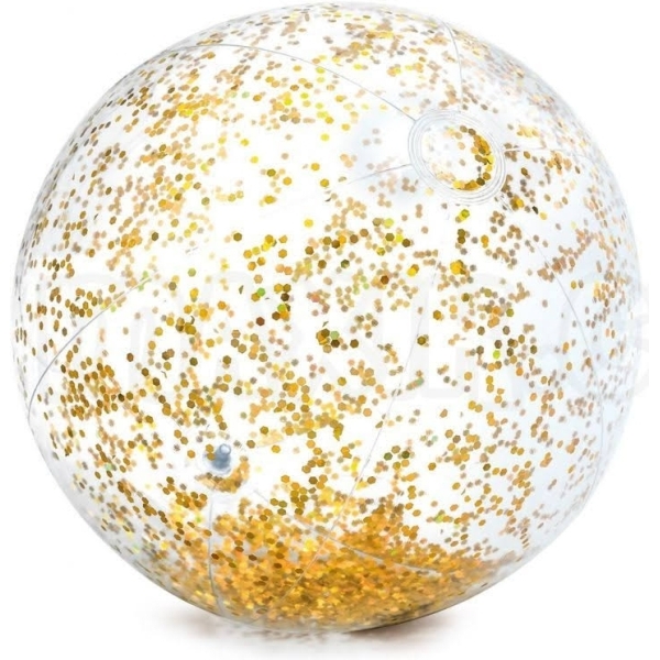 Intex Nafukovací míč Glitter Beach 71 cm zlatá